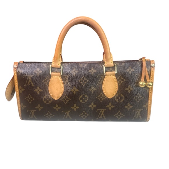 Louis Vuitton Poppincourt Brown and Tan Monogram Satchel - Picture 1 of 11
